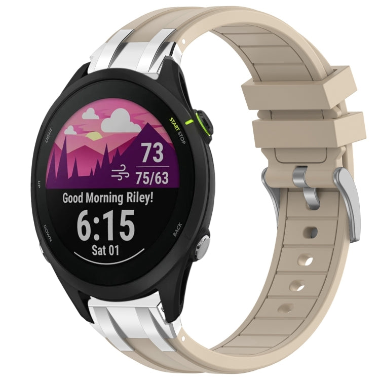 For Garmin Forerunner 255 22mm Quick Release Silver Buckle Royal Silicone Watch Band(Starlight) - free shipping - PMC TechLife - Order now!