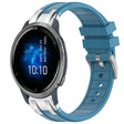 For Garmin Venu 2 22mm Quick Release Silver Buckle Royal Silicone Watch Band(Sea Blue) - free shipping - PMC TechLife - Order now!
