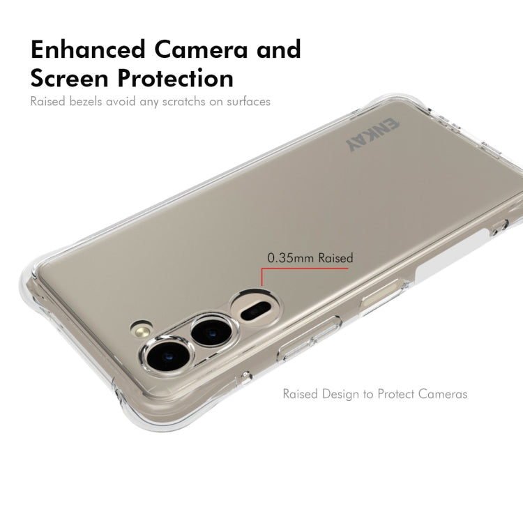 For Fujitsu Arrows We2 Plus / F-51E ENKAY Clear TPU Shockproof Anti-slip Phone Case
