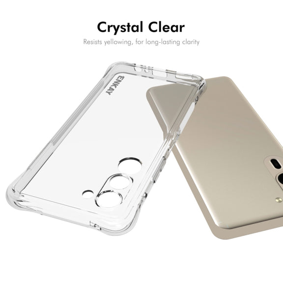 For Fujitsu Arrows We2 Plus / F-51E ENKAY Clear TPU Shockproof Anti-slip Phone Case