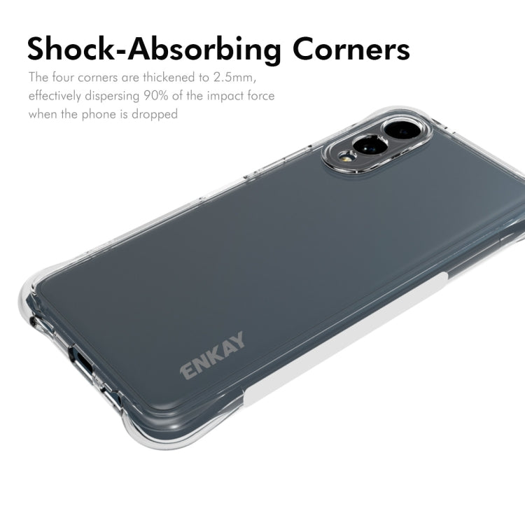 For Fujitsu Arrows We2 / F-52E ENKAY Clear TPU Shockproof Anti-slip Phone Case - free shipping - PMC Jewellery - Order now!