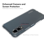 For Fujitsu Arrows We2 / F-52E ENKAY Clear TPU Shockproof Anti-slip Phone Case