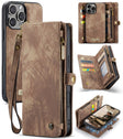 For iPhone 16 Pro CaseMe 008 Detachable Multifunctional Leather Phone Case(Brown) - iPhone 16 Pro Cases by CaseMe | Online Shopping South Africa | PMC TechLife | Buy Now Pay Later Mobicred