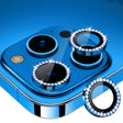 For iPhone 16 Pro / 16 Pro Max ENKAY AR Anti-reflection Individual Diamond Ring Camera Lens Glass Full Film(Sea Blue) - iPhone 16 Pro Max Tempered Glass by ENKAY | Online Shopping South Africa | PMC TechLife | Buy Now Pay Later Mobicred