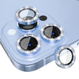 For iPhone 16 Pro / 16 Pro Max ENKAY AR Anti-reflection Individual Diamond Ring Camera Lens Glass Full Film(Sierra Blue) - iPhone 16 Pro Max Tempered Glass by ENKAY | Online Shopping South Africa | PMC TechLife | Buy Now Pay Later Mobicred