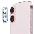For iPhone 16 / 16 Plus ENKAY Hat-Prince Blink Diamond Camera Lens Aluminium Alloy Tempered Glass Film(Sierra Blue) - free shipping - PMC TechLife - Order now!