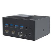 WAVLINK UG76PD2 3.5mm Audio, Gigabit Network Port Dual HD Universal Docking Station(AU Plug)