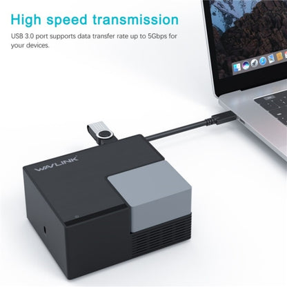 WAVLINK UG76PD2 3.5mm Audio, Gigabit Network Port Dual HD Universal Docking Station(UK Plug) - free shipping - PMC Jewellery - Order now!