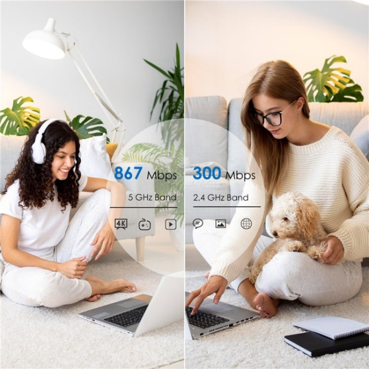 WAVLINK WN530HG3 AC1200 Dual Band AP Router 1000Mbps WAN / LAN Ethernet Port, Plug:UK Plug - free shipping - PMC Jewellery - Order now!