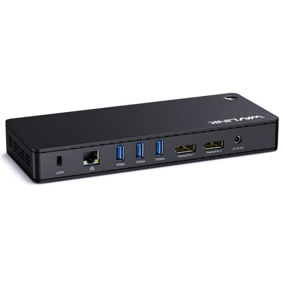 WAVLINK UTD22 Support 96W Laptop Charging USB4 Docking Station Dual Monitor USB-C Hub(EU Plug)