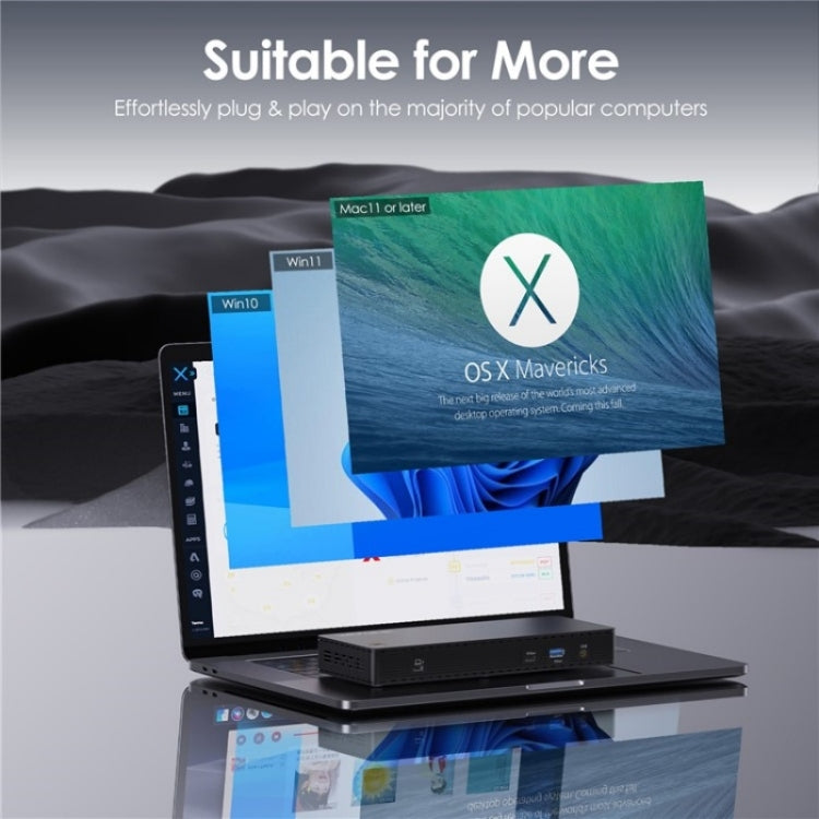 WAVLINK UTD22 Support 96W Laptop Charging USB4 Docking Station Dual Monitor USB-C Hub(AU Plug) - free shipping - PMc TechLife - Order now!