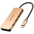 WAVLINK UHP3416 7-in-1 PD100W Charging SD / TF Card Reader 4K HD Type-C Docking Station(Rose Gold) - free shipping - PMC TechLife - Order now!