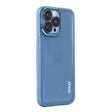 For iPhone 16 Pro ENKAY Hat-Prince Translucent Matte TPU Phone Case with Lens Film(Blue) - iPhone 16 Pro Cases by ENKAY | Online Shopping South Africa | PMC TechLife | Buy Now Pay Later Mobicred