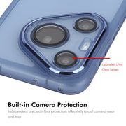 For Huawei Pura 70 ENKAY Hat-Prince Translucent Matte TPU Phone Case with Lens Film(Purple)