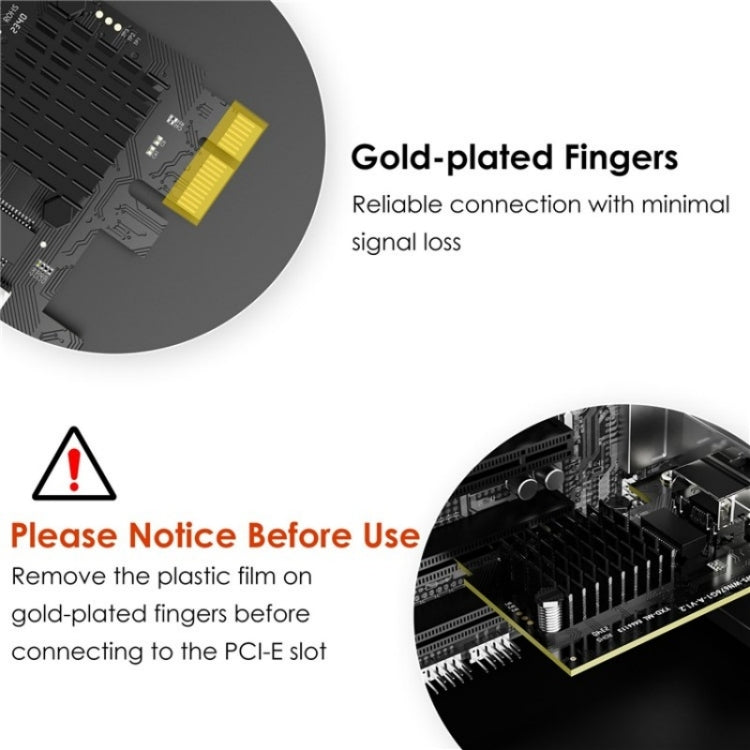 WAVLINK NWP002 2Gbps RTL8125B Chip RJ45 Ethernet Adapter Pcie Network Card - free shipping - PMC Jewellery - Order now!