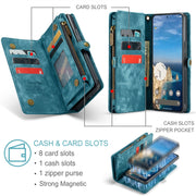 For Google Pixel 9 Pro XL CaseMe 008 Detachable Multifunctional Leather Phone Case(Blue)