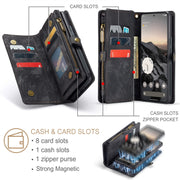 For Google Pixel 9 Pro XL CaseMe 008 Detachable Multifunctional Leather Phone Case(Black)