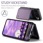 For Google Pixel 9 Pro XL CaseMe C22 Card Slots Holder RFID Anti-theft Phone Case(Purple)