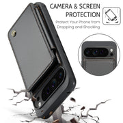 For Google Pixel 9 Pro XL CaseMe C22 Card Slots Holder RFID Anti-theft Phone Case(Black)