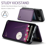 For Google Pixel 9 / 9 Pro CaseMe C22 Card Slots Holder RFID Anti-theft Phone Case(Purple)
