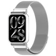 For Xiaomi Mi Band 8 Pro Metal Frame + Milan Magnetic Stainless Steel Integrated Watch Band(Silver) - free shipping - PMC TechLife - Order now!