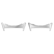 For Google Pixel Watch 3 41mm 1 Pair Stainless Steel Metal Watch Band Connector(Silver)