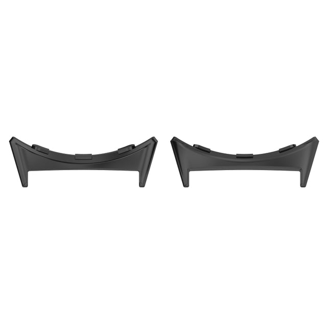 For Google Pixel Watch 3 41mm 1 Pair Stainless Steel Metal Watch Band Connector(Black)