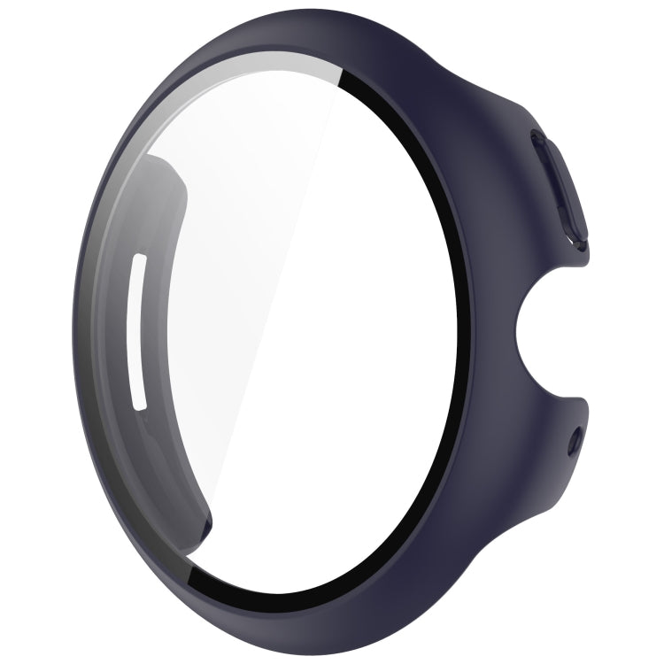 For Google Pixel Watch 3 41mm PC + Tempered Film Integrated Watch Protective Case(Midnight Blue)