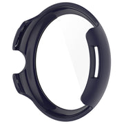 For Google Pixel Watch 3 41mm PC + Tempered Film Integrated Watch Protective Case(Midnight Blue)