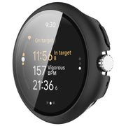 For Google Pixel Watch 3 41mm PC + Tempered Film Integrated Watch Protective Case(Black)