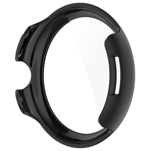 For Google Pixel Watch 3 41mm PC + Tempered Film Integrated Watch Protective Case(Black)