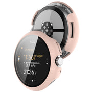 For Google Pixel Watch 3 41mm PC + Tempered Film Integrated Watch Protective Case(Pink)