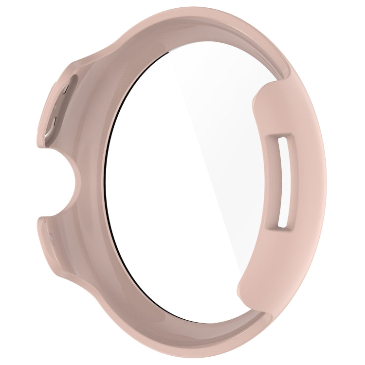 For Google Pixel Watch 3 41mm PC + Tempered Film Integrated Watch Protective Case(Pink)