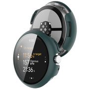 For Google Pixel Watch 3 41mm PC + Tempered Film Integrated Watch Protective Case(Green)
