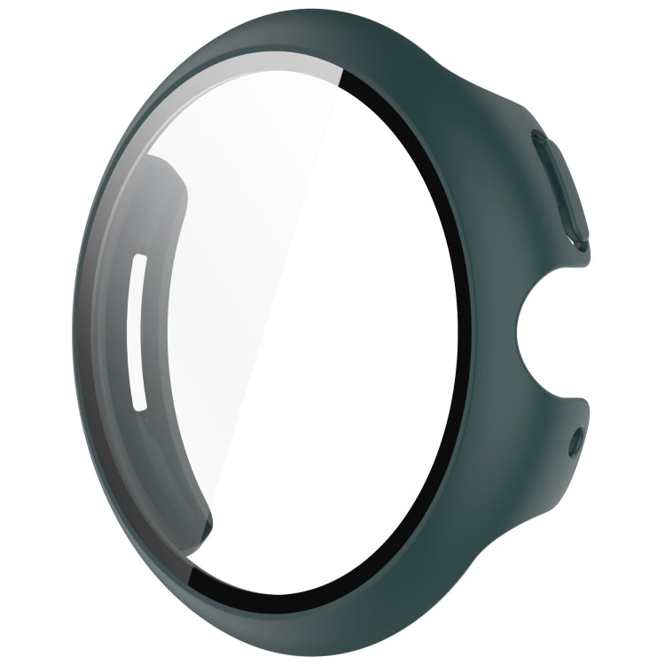 For Google Pixel Watch 3 41mm PC + Tempered Film Integrated Watch Protective Case(Green)