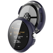For Google Pixel Watch 3 45mm PC + Tempered Film Integrated Watch Protective Case(Midnight Blue)