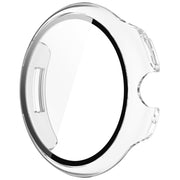 For Google Pixel Watch 3 45mm PC + Tempered Film Integrated Watch Protective Case(Transparent)