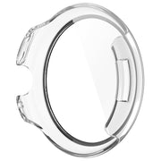 For Google Pixel Watch 3 45mm PC + Tempered Film Integrated Watch Protective Case(Transparent)