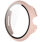 For Google Pixel Watch 3 45mm PC + Tempered Film Integrated Watch Protective Case(Pink)