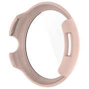 For Google Pixel Watch 3 45mm PC + Tempered Film Integrated Watch Protective Case(Pink)
