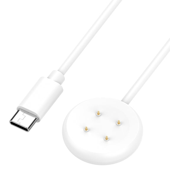 For Google Pixel Watch 3 41 / 45mm USB-C / Type-C Interface Smart Watch Charging Cable, Length: 1m(White)
