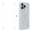 For iPhone 16 Pro Max ENKAY Hat-Prince Translucent Matte TPU Phone Case with Lens Film + 9H Big Arc Edge Film(White) - free shipping - PMC Jewellery - Order now!