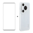 For Huawei Pura 70 Pro / 70 Pro+ ENKAY Hat-Prince Translucent Matte TPU Phone Case with Lens Film + 3D Hot Bending Film(White) - free shipping - PMC Jewellery - Order now!