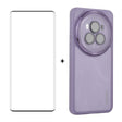 For Honor Magic6 Pro ENKAY Hat-Prince Translucent Matte TPU Phone Case with Lens Film + 3D Hot Bending Film(Purple) - free shipping - PMC Jewellery - Order now!