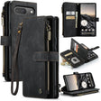 For Google Pixel 9 / 9 Pro CaseMe C30 Card Slots Zipper Wallet Leather Phone Case(Black) - free shipping - PMC Jewellery - Order now!