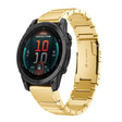 For Garmin Fenix 8 AMOLED 51mm Tortoise Shell 26mm Stainless Steel Watch Band(Gold) - free shipping - PMC TechLife - Order now!