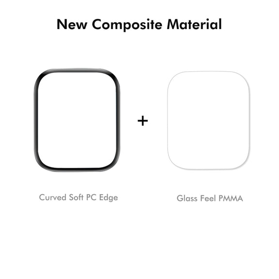 For Apple Watch Series 10 42mm 2pcs ENKAY 3D Full Coverage Soft PC Edge PMMA HD Screen Film
