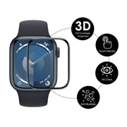 For Apple Watch Series 10 46mm 2pcs ENKAY 3D Full Coverage Soft PC Edge PMMA HD Screen Film