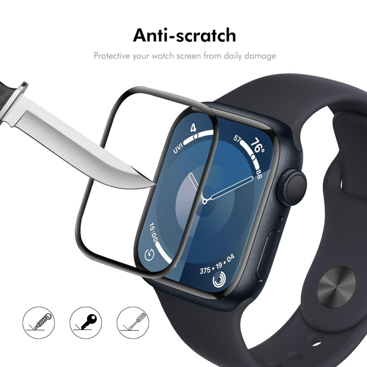 For Apple Watch Series 10 46mm 2pcs ENKAY 3D Full Coverage Soft PC Edge PMMA HD Screen Film - Screen Protector by ENKAY | Online Shopping South Africa | PMC TechLife | Buy Now Pay Later Mobicred