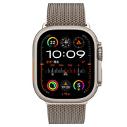 For Apple Watch 10 46mm Mech Milan Metal Mesh Watch Band(Silver)